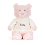 Leola Bear with Personalized Cream Jumper