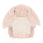 Bashful Blush Bunny with Personalized Cream Jumper