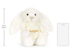 Bashful Luxe Bunny Luna with Personalized Cream Jumper