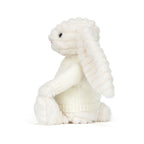 Bashful Luxe Bunny Nimbus with Personalized Cream Jumper