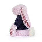 Thistlepop Blossom Luxe Bunny with Personalized Navy Jumper