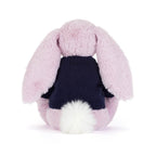 Thistlepop Blossom Luxe Bunny with Personalized Navy Jumper