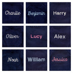 Bashful Monkey with Personalized Navy Jumper