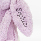 Personalized Bashful Lilac Bunny Medium