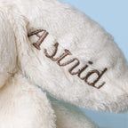 Personalized Cream Bunny with Star