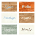 Personalized Blossom Cream Bunny 'Berry' Blankie