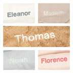 Personalized Bashful Silver Bunny Blankie