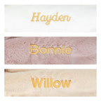 Personalized Bashful Luxe Bunny Luna Blankie