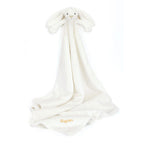 Personalized Bashful Luxe Bunny Luna Blankie