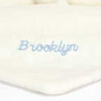 Personalized Bashful Black & Cream Puppy Soother