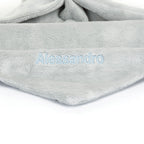 Personalized Bashful Silver Bunny Soother